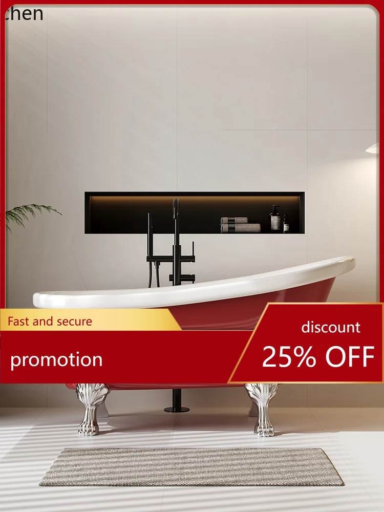 ZMLacrylic installation-free hotel adult installation-free concubine bathtub bathtub thickened