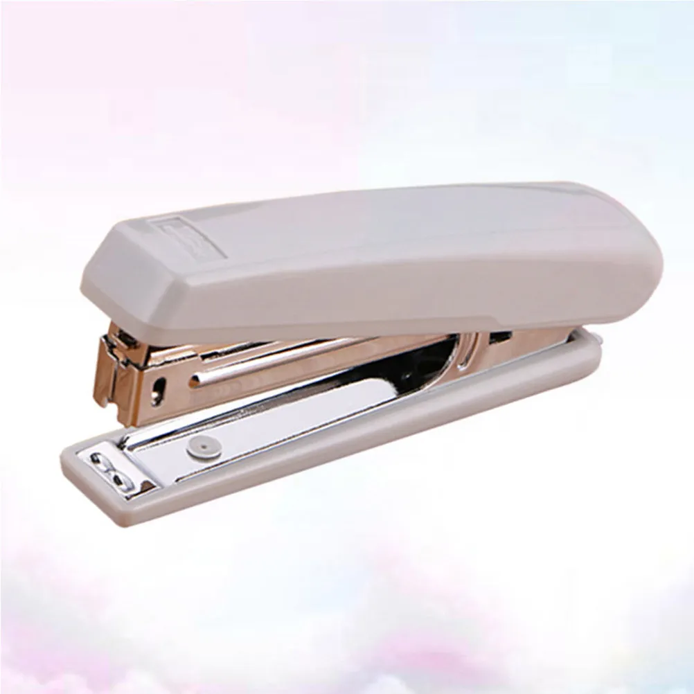 Metal Desktop Stapler Classic Manual Stapling Tool for Home Office School Stationery Random Color No Staples