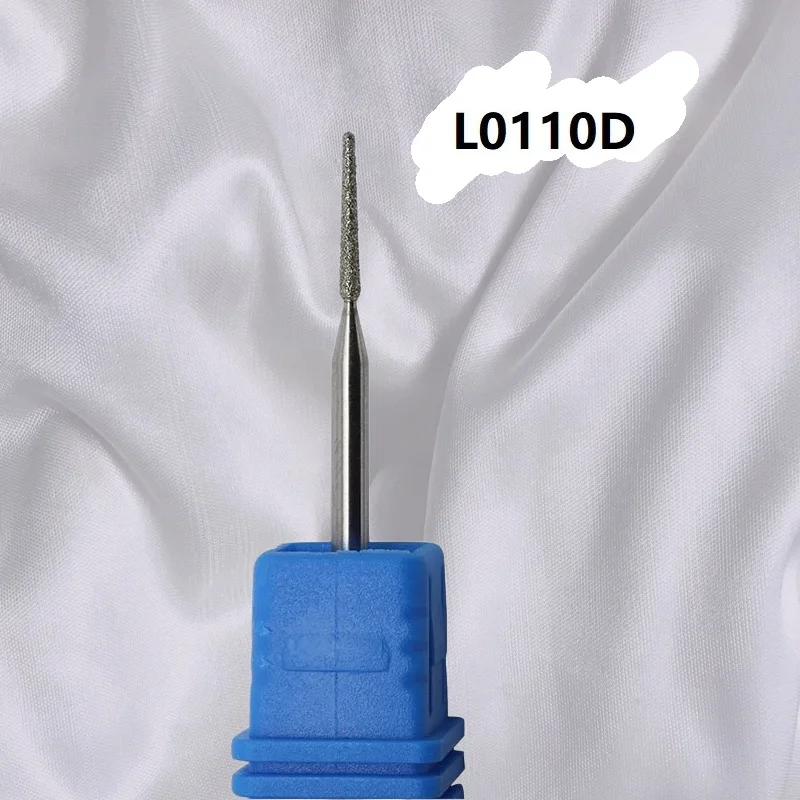 L0110D 1 Stück 3/32 Zoll Diamantfräser Bohrer Nagel-Edelstahlschneider für professionelle Maniküre zum Entfernen von Nagelgel