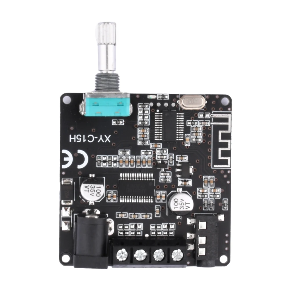 2*20W Bluetooth-compatible Power Amplifier C15H Audio 10W~100W HiFi Stereo Wireless Music Player Mini App Control Amplify Board