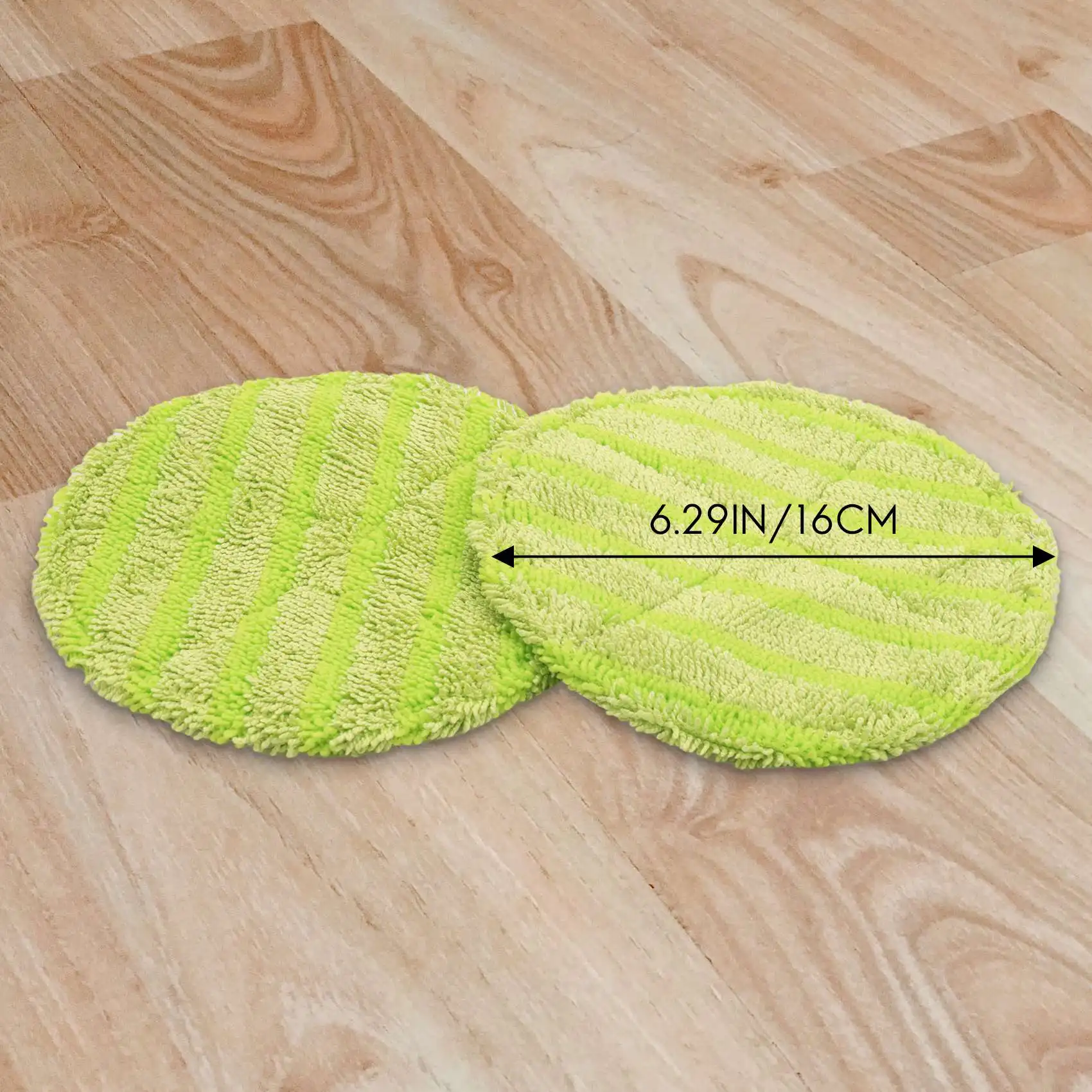 Cordless Electric Rotary Mop Replacement Cleaning Pads Electric Rotary Mop Replacement Washcloths, Including 12 Cleaning Pads