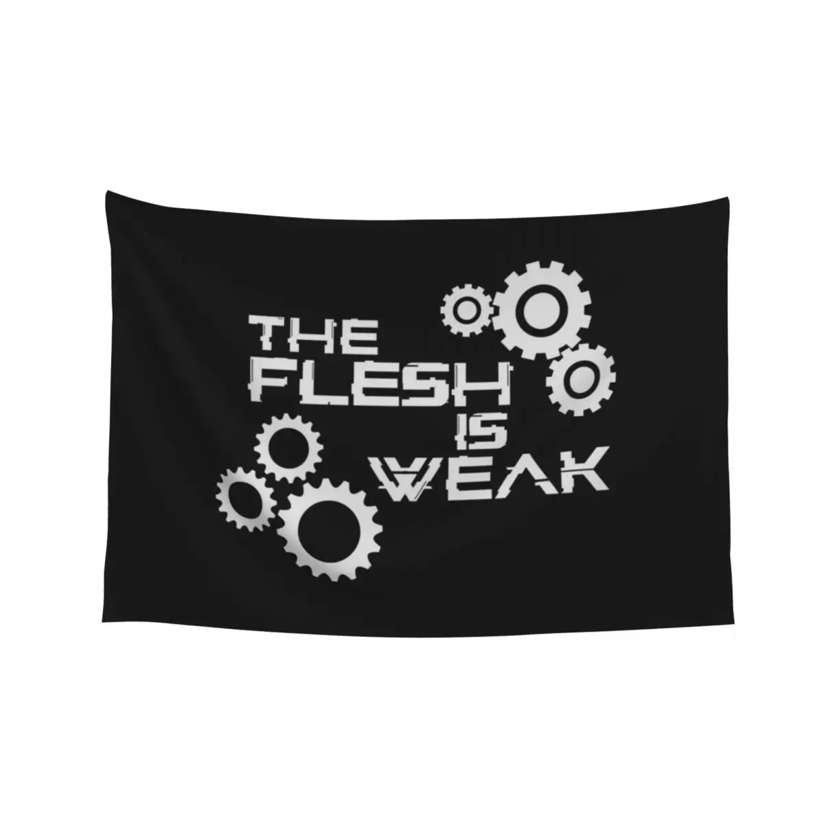

The Flesh Is Weak Admech Print Tapestry Home Decorators Room Decor Luxury Living Room Decoration Tapestry