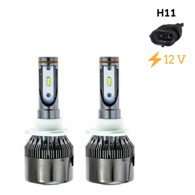 Led headlight bulb white H11 36W 4800LM 12V / LAAM804 Car Interior and Exterior parts Auto Accessories