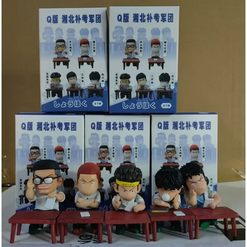 New 5-pack/set Slam Dunk Exam Handheld Figures Desktop Ornaments Car Models Boxed Figures For Childrens Gifts Wholesale