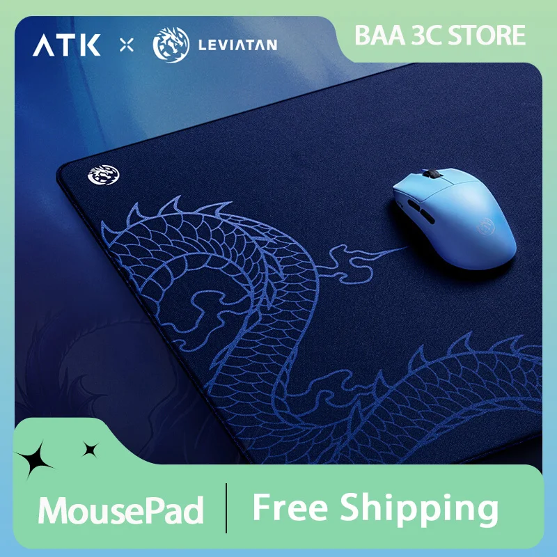 

ATK Leviathan Gaming Mouse Pad XSOFT Poron Anti Slip Table Mat Laptop FPS Gaming Office Mouse Pad Customized PC Accessories