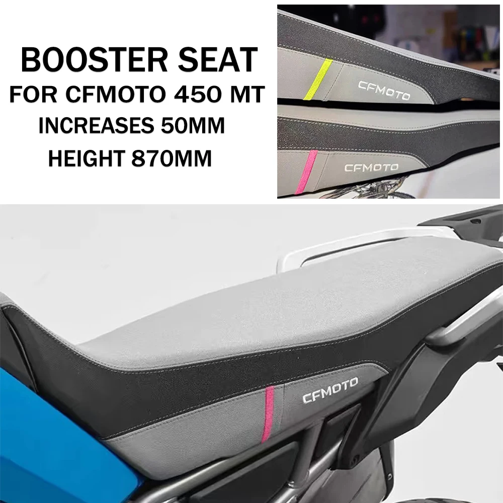 

For CFMOTO 450 MT MT450 CF450MT Modified Accessories Increases 50mm Height 870mm Seat Cushion Motorcycle Height Enhancer Seat