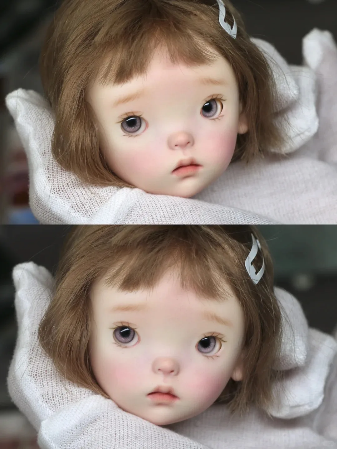 

Amber 1/6 SD BJD Doll Head High Quality Resin Cute Beautiful Girl Collectible Toy Gift Just the Head Included