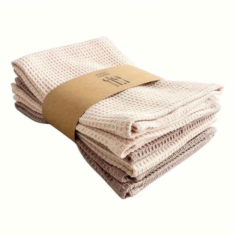

Modern waffle dishcloth set - 100% cotton, hand wash only, with hanging loop