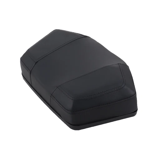 Imagen 2 del producto Asiento trasero de esponja para motocicleta, almohadilla de cojín de respaldo para Honda, Suzuki, Kawasaki, ATV, Buggy, asientos de cuero negro, seguridad