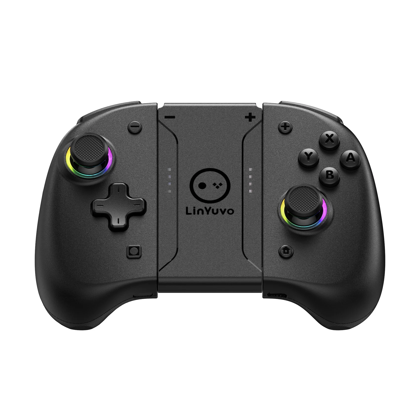 

Meteor 8 Color RGB Lights Joystick Wireless Controller Joy-pad For Switch/Lite/OLED With Programmable Turbo & Vibration Function