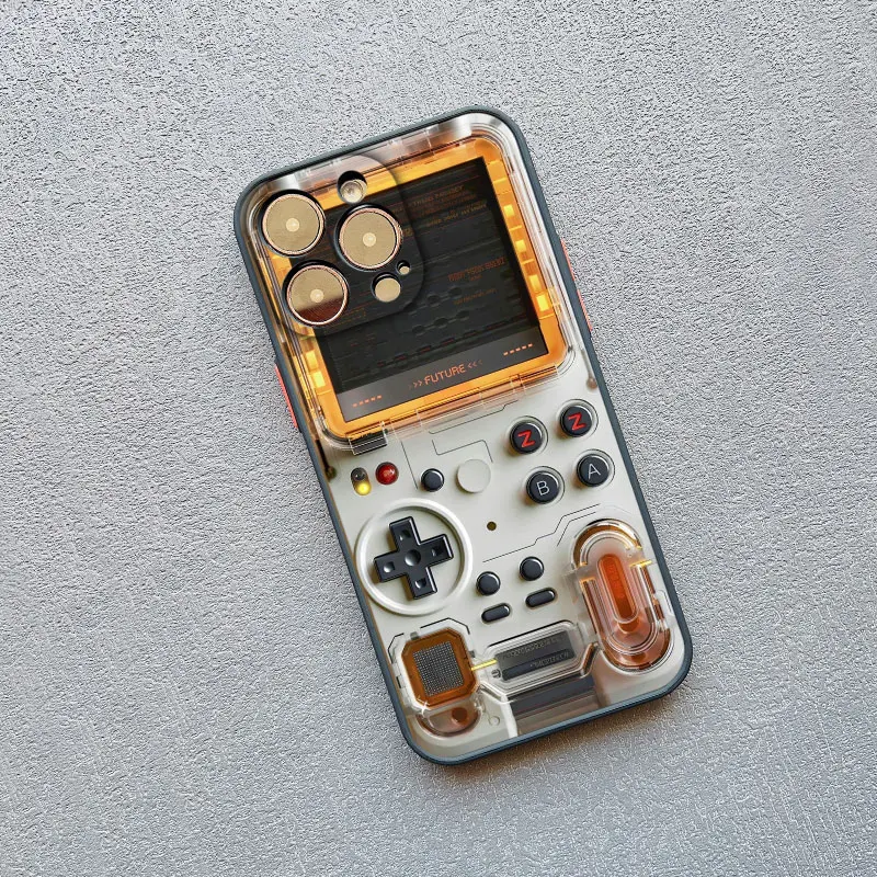 Technologie-Spielkonsole 2D-Druck Handyhülle für iPhone 17 14 15 16 Pro Max Plus 11 12 13 Mini Pro Max XR XS X Rückseite – Detail 2