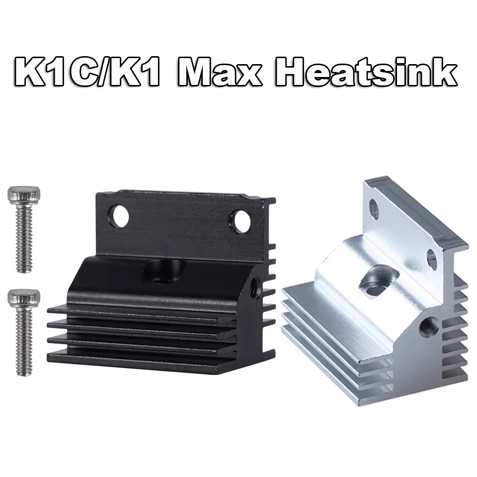 

1/2pcs Aluminum Heatsink For Creality K1C K1 MAX Radiator Extruder Hotend 3D Printer Parts All Metal Heat Sink For K1C K1 MAX