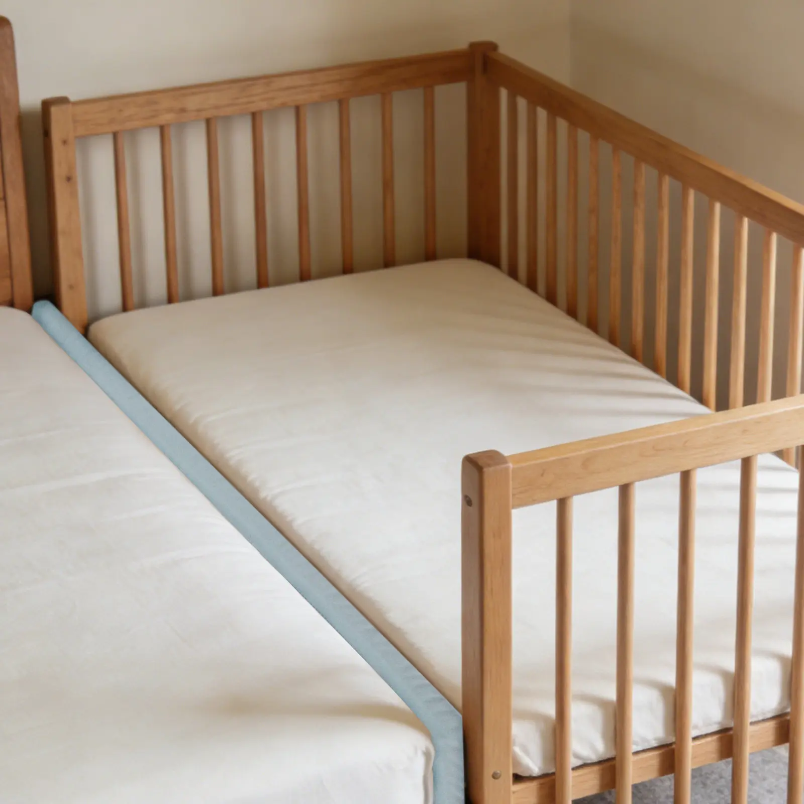 

King Size Bed Gap Filler Wedge Pillow Mattress Wall Space Protector Prevents Items Falling Multifunctional Headboard Gap