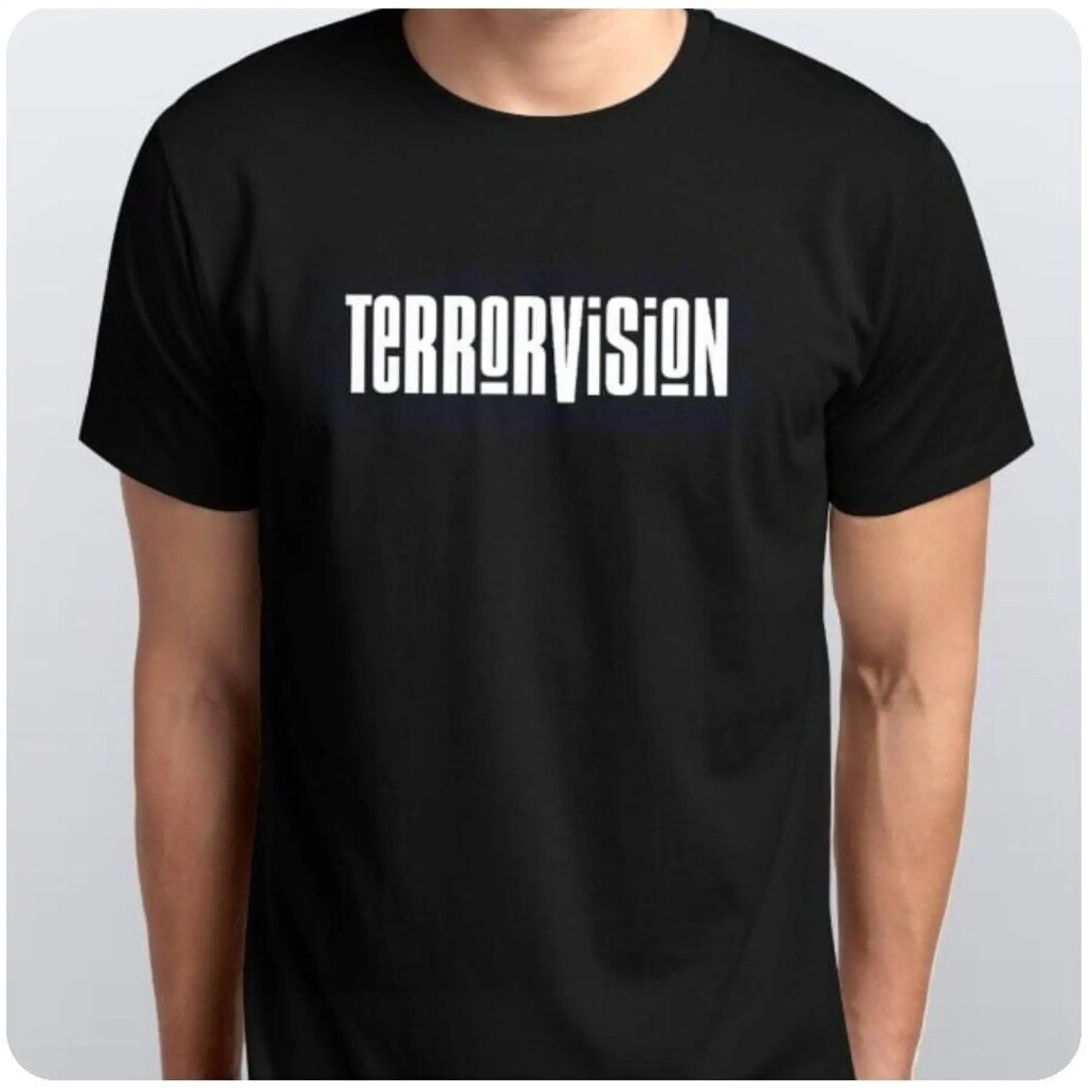 تي شيرت TERRORVISION الجديد جميع المقاسات S M L XL XXL الألوان أسود أبيض