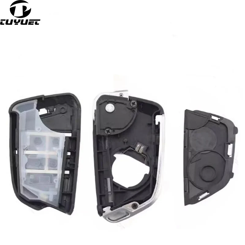 Coque de clé à distance pliable modifiée, coque de clé vierge, adaptée pour Buick, Excelle, Regal, LaCROSSE, Chevrolet CruzeMalibu