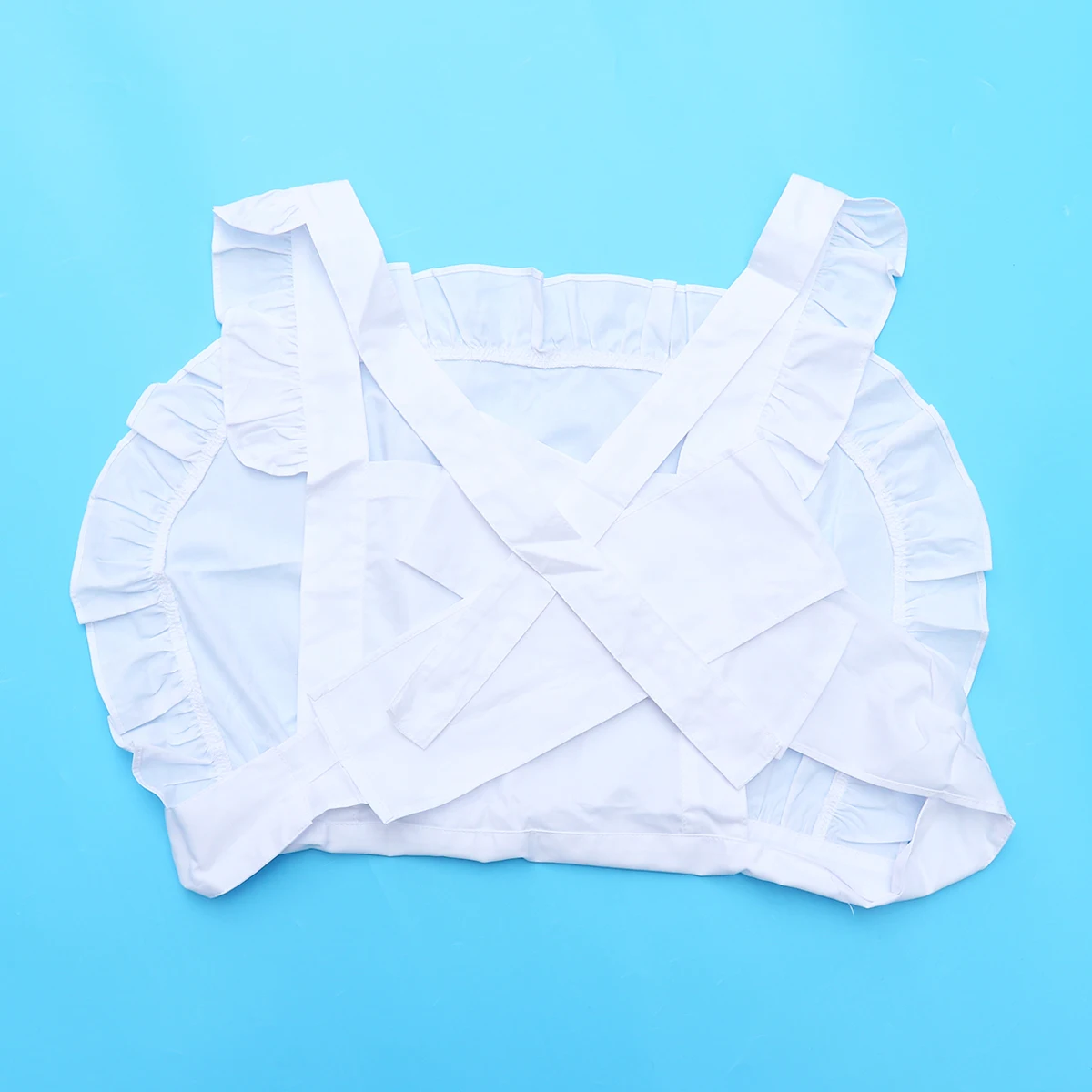 

1pc Apron Court Dress Japanese Maid Lace Apron Cotton and Reusable for Women Girls Ladies (White)