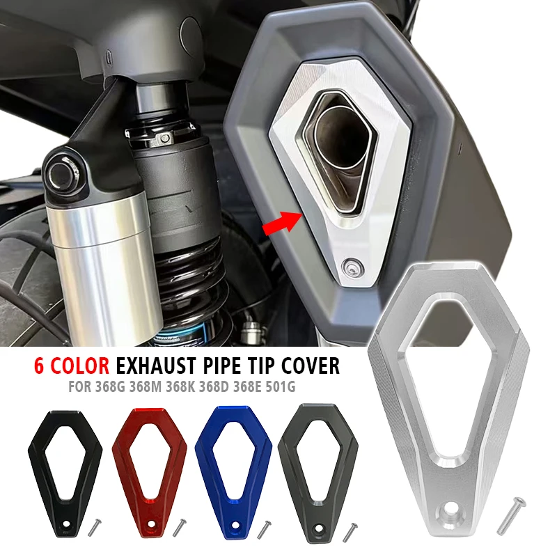 Für ZONTES 368G 368M 368K 368D 368E 368 2024 2025 501G Zubehör Motorrad Auspuffrohr Endrohrschutz Aluminiumabdeckung