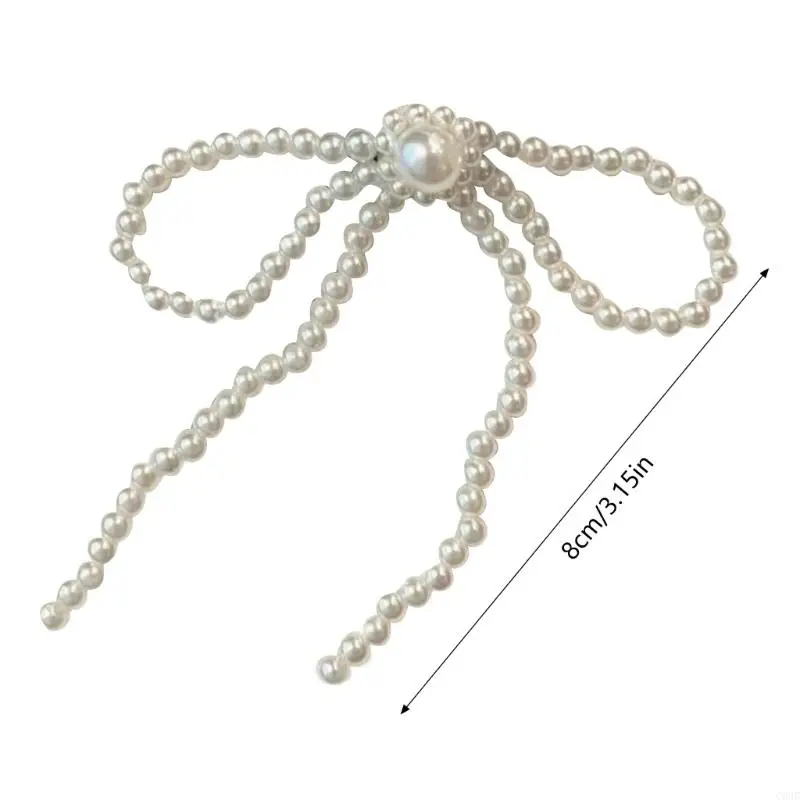 Sweet Artificial Pearl Hair Clip Girl Korean Hairpin Female Hair Accessories C63C