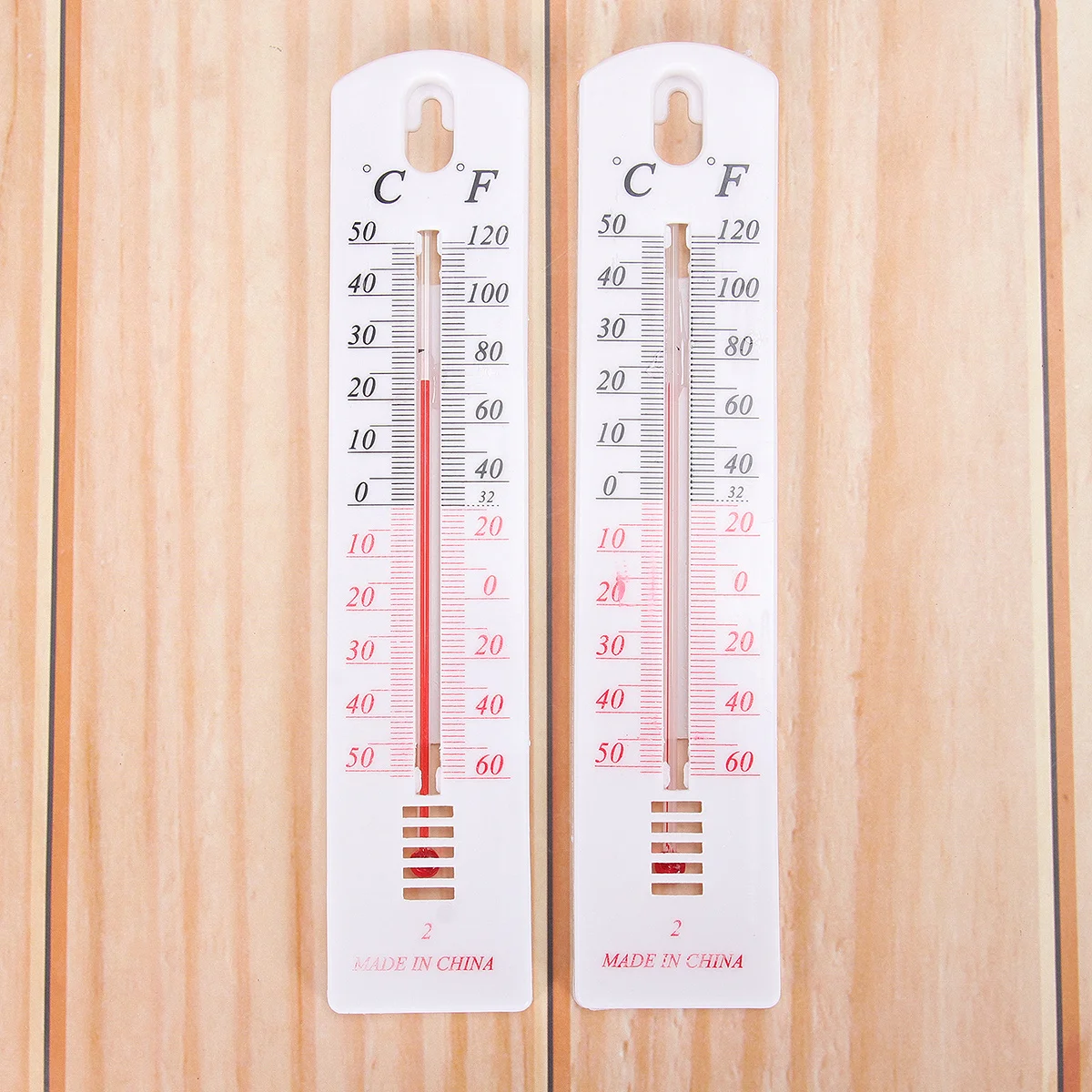 

10Pcs Indoor Thermometer Safe Plastic Material Simple Design Accurate Real Time Temperature Display Home Use Indoor Thermometer