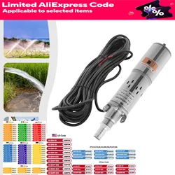 12/24V Solar Water Pump Submersible Pump Pond Irrigation Pump Deep Well 180/200W