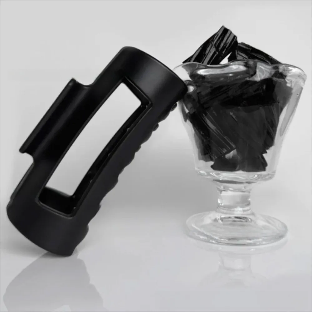 

Soft Unsnappable Claw Clip Flexible Comfortable Ponytail Hairpins Matte Texture Lightweight Non-Slip Matte Barrettes