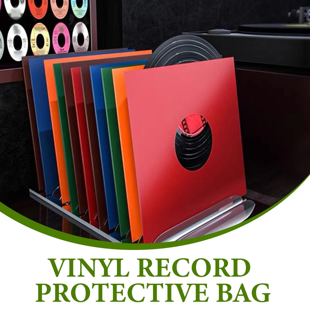 

5Pcs Vinyl Record Jackets Protective Sleeves Durable Outer Covers for Storage and Dust Protection Album Sleeves Vinyl