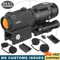 Romeo 5&Juliet 3 Combo Rifle 1x20mm Compact Red Dot Sight Scope 3X Magnifier For Hunting Gun Airsoft 20mm Picatinny Mount