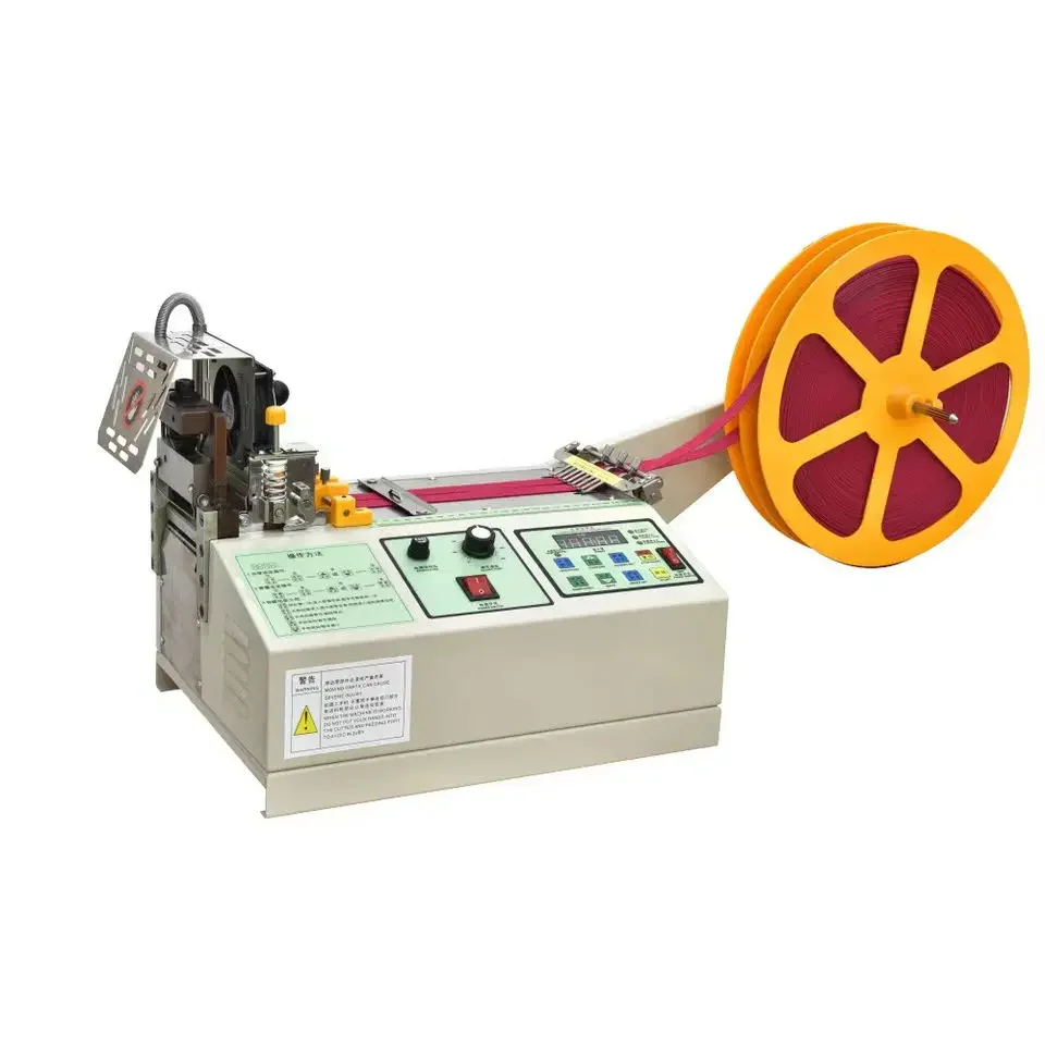 Automatic Hot Knife Blade Nylon Webbing Tape Ribbon Cutter Cutting Machine