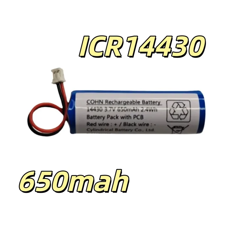 Replacement battery 3.7V 650mAh ICR14430 battery For T6 shaver 1 PCS high grade performance