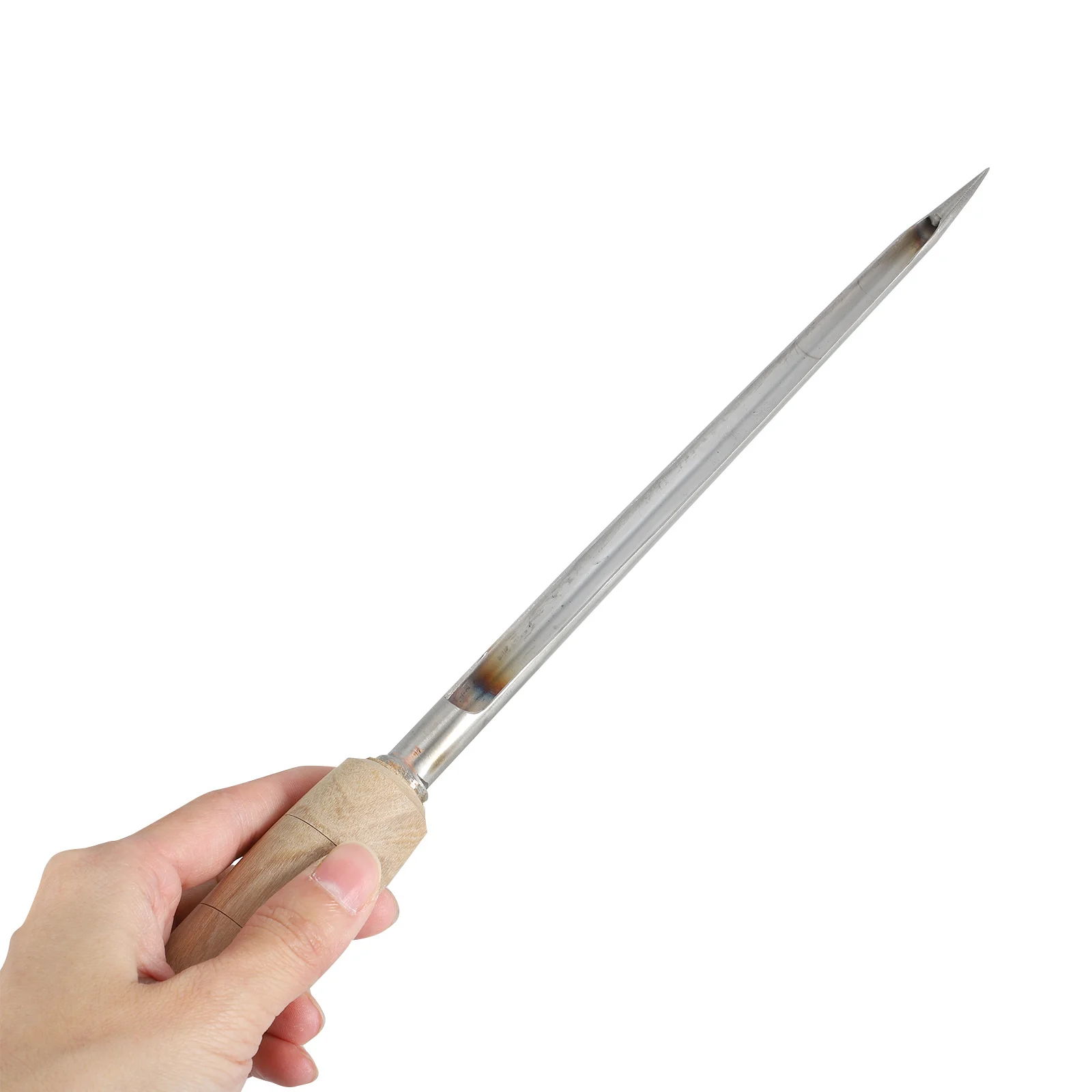 

Wheat Corn Rice Grain Metal Particles Sampling Tool Agricultural Supply 120Cm Wooden Handle Lightweight Grain Soil Tube