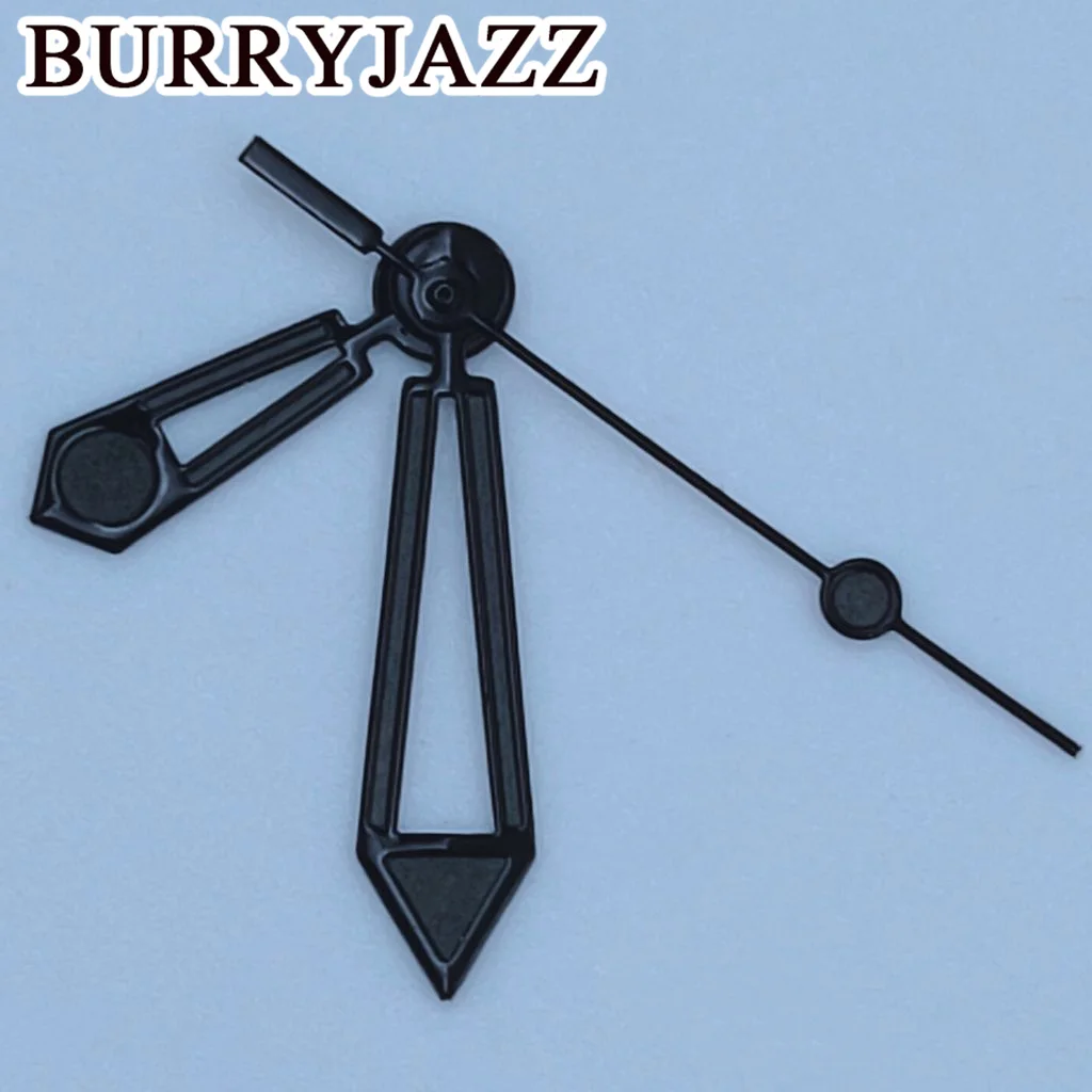 BURRYJAZZ NH35 NH36 NH38 7S26 7S36 4R35 4R36 Watch Hands Silver Black Gun Hands Green Luminous