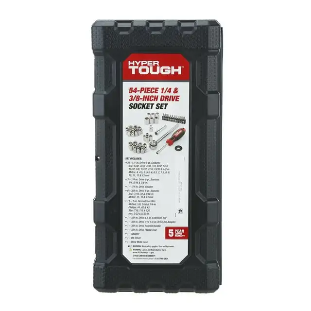 

Hyper Tough 54 Piece Socket Set
