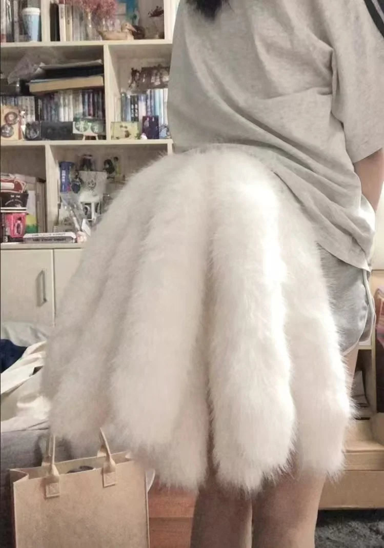 cosplay cauda de raposa de nove caudas LOL League of Legends Ahri o brinquedo de raposa de nove caudas
