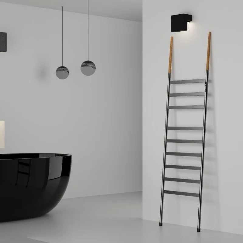 Removable stainless steel electric towel rack, bathroom smart towel rack