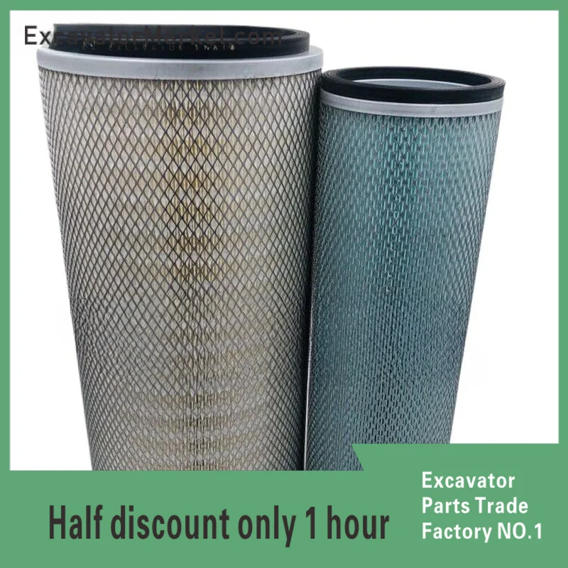 

Excavator Accessories For Kobelco SK230-6E 250-6E Kato 1430 Air Filter Style Accessories