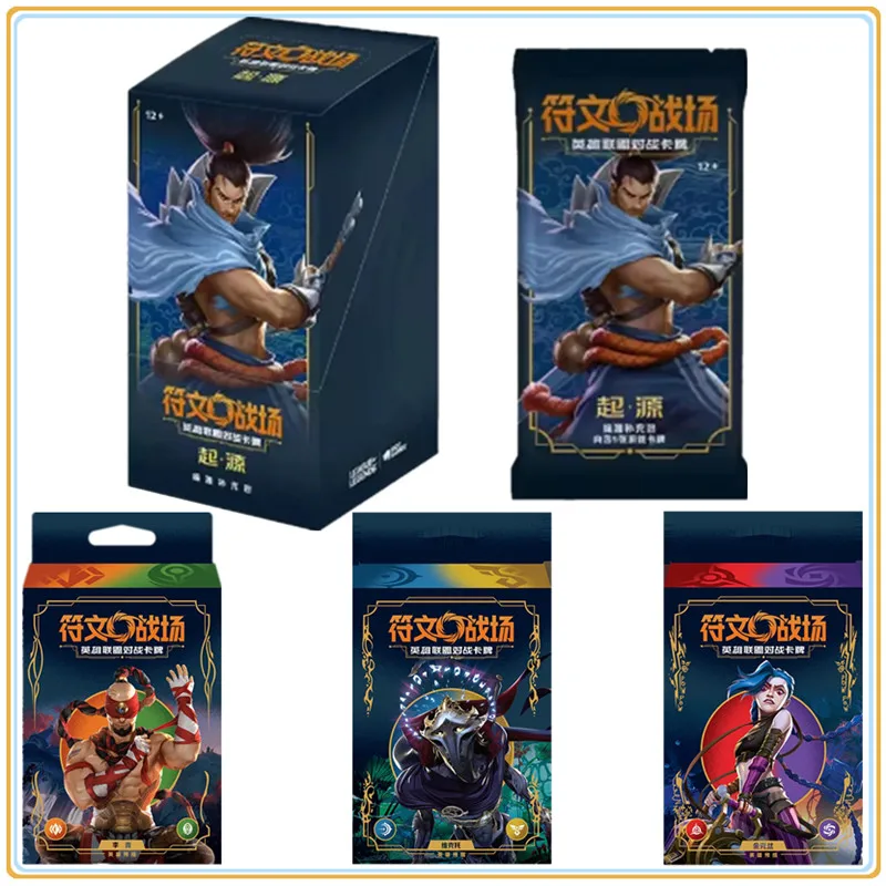 

Original Shining Soul Riftbound: League of Legends Trading Card Game LOL Supplementary Pack Pre-group Set Box Card Children Gift
