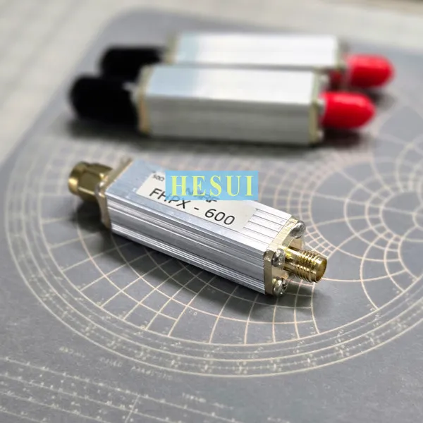 600MHz fast-cut high-pass filter LC discrete component fabrication, small size SMA interface