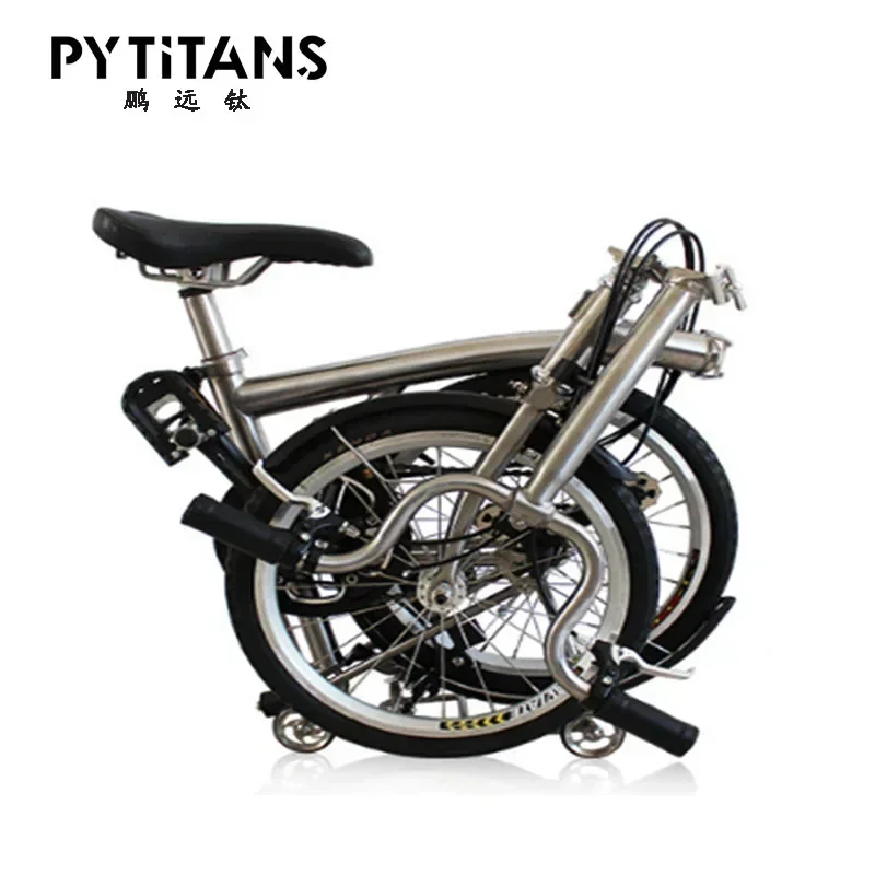 Popular European Ultralight folding bike frame titanium bicycle frame for folding cycling