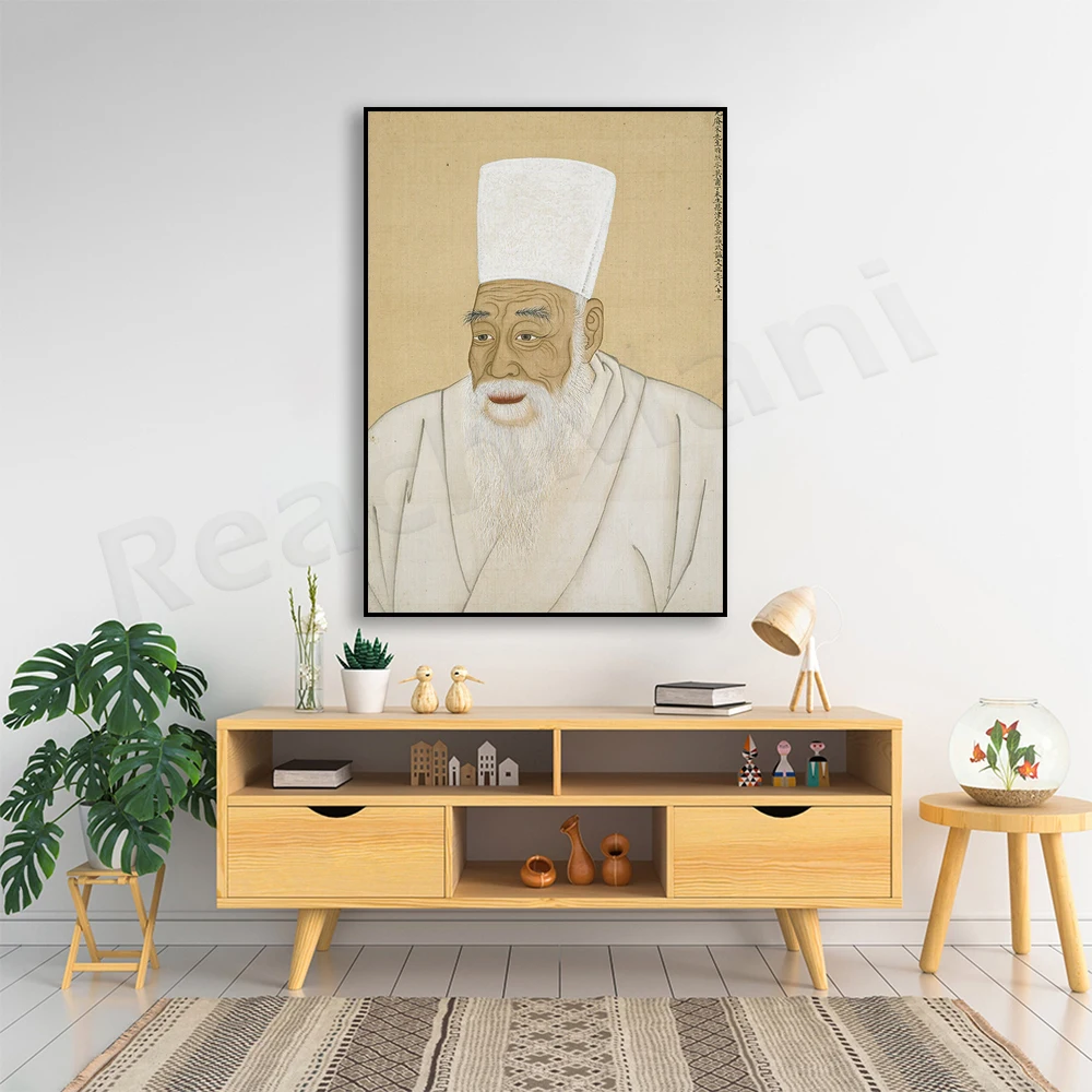 Korea Poster Art Noble North Korea Portrait Art Print Canvas Painting Poster Picture Living Room Home Decoration