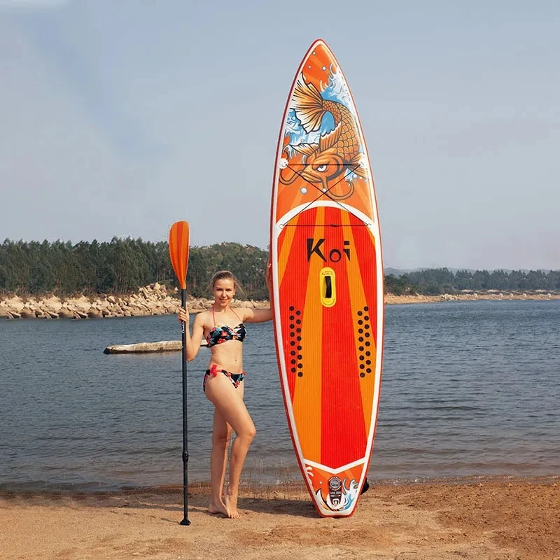 Surf Paddle Board Inflatable Surf Board SUP Water Skiing Paddle Board Complete Set of Accessories Water Skiing Board