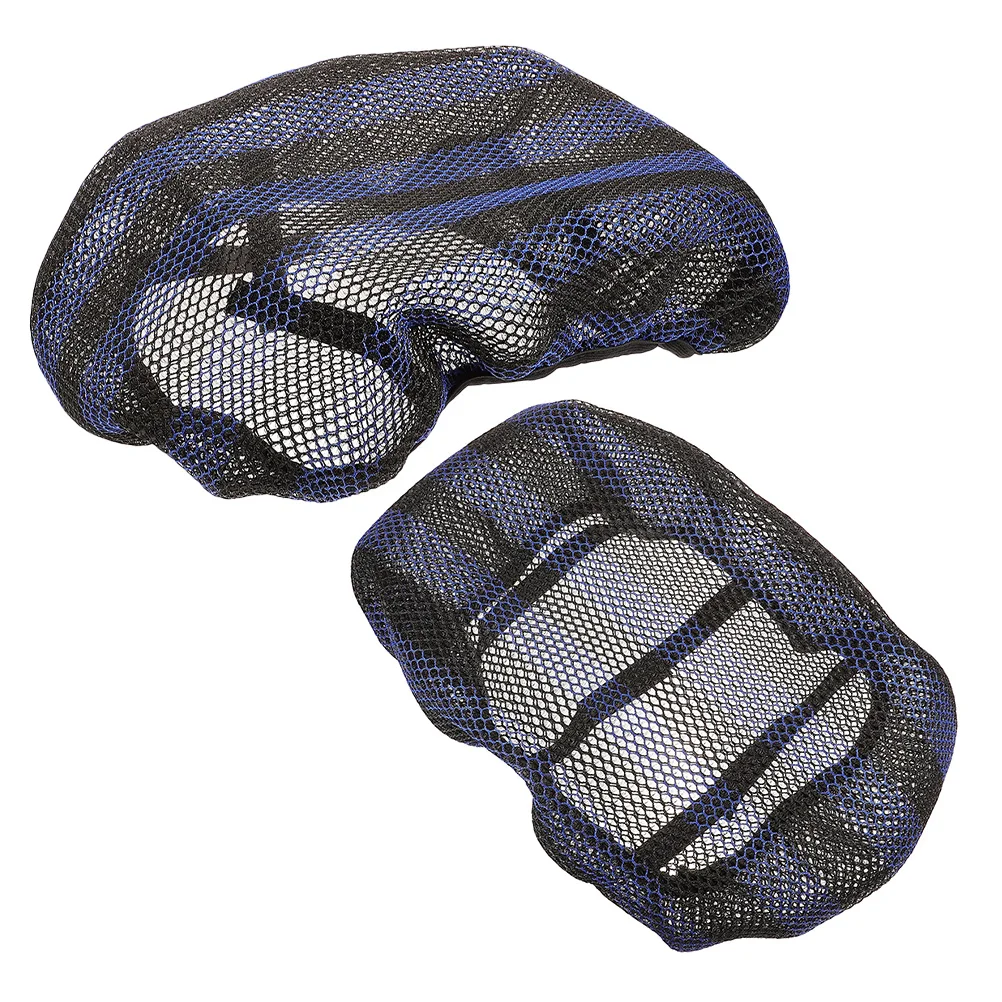 

2Pcs Waterproof Breathable Seat Cover 3D Mesh Honeycomb Design Motorcycle Seat Cushion Anti-Slip Universal Fit for Dirt Bikes