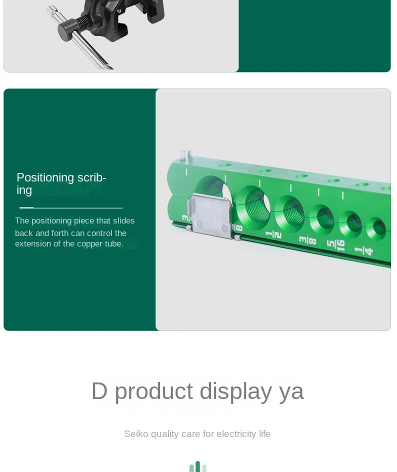 Flaring Tool Air Conditioner Tool Reamer Copper Pipe Maintenance Eccentric Tube Expander Tool DSZH ST806A Metric Imperial Splint
