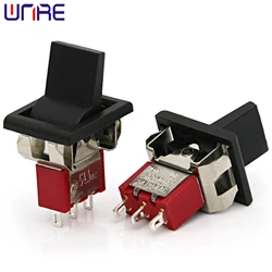 Double Reset 3pin Toggle Switch RLS-123-F1 Home Appliance Electronic Products Car Modification Aaccessories Button Rocker Switch