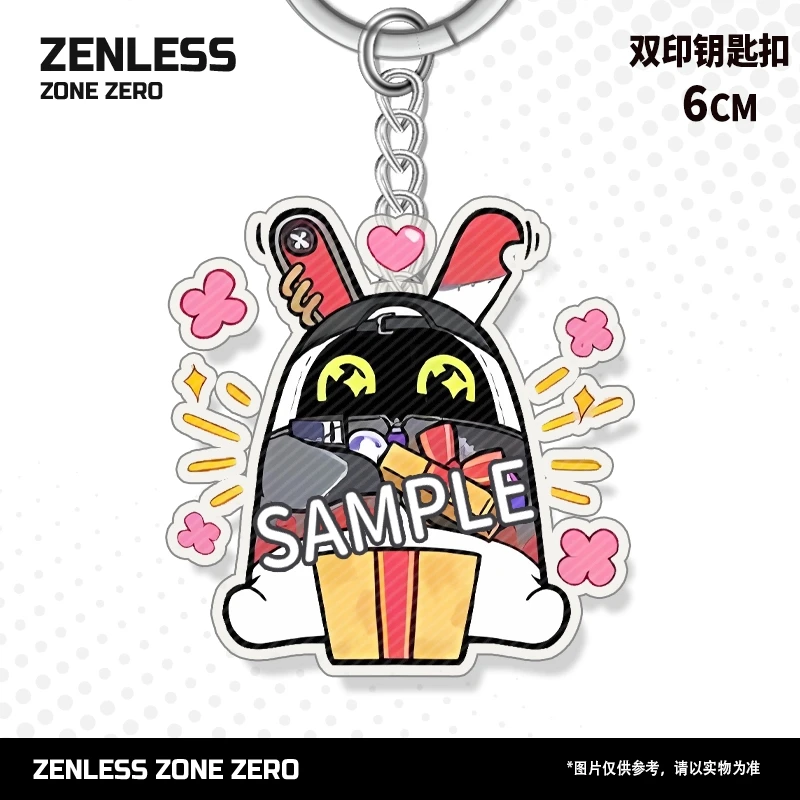 Anime Zenless Zone Zero Cosplay Cartoon Acrylic Student Backpack Pendant Hanging Decoration High Appearance Level Delicacy