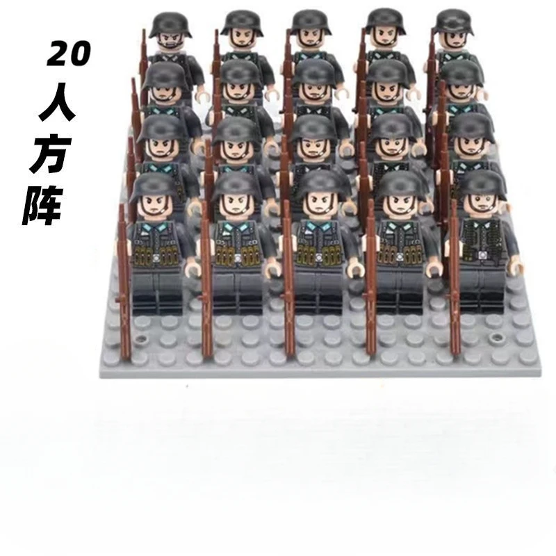 Children's Building Blocks Toy Mini Figure Humanoid Dolls Cartoon Character Birthday Gift Educational Playset for Kids