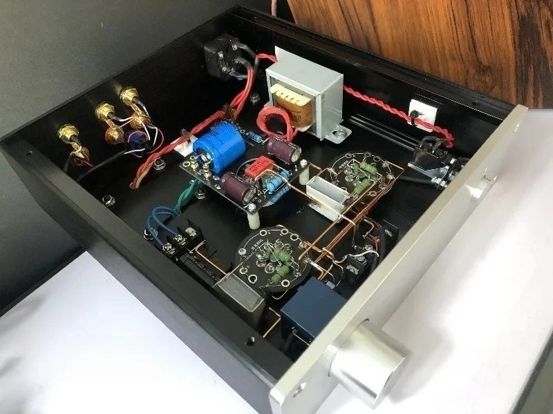 6N8P SRPP Tube Preamplifier Handmade Point To Point Wiring Compatible With 6SN7 Tube