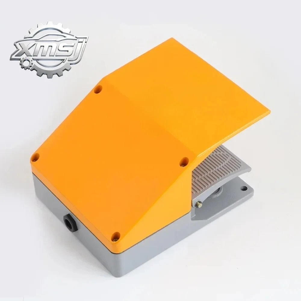 Pedal  interruptor  pie  YDT1-15  doble banda, accesorios para máquina y herramienta, carcasa  aluminio  contacto pl