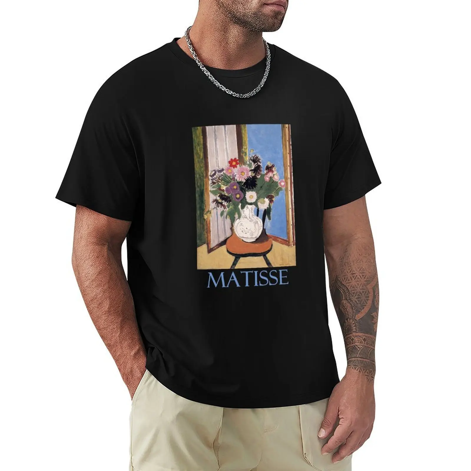 

Daisies by Henri Matisse T-Shirt oversized t shirt Luxury man plus size clothes mens t shirts