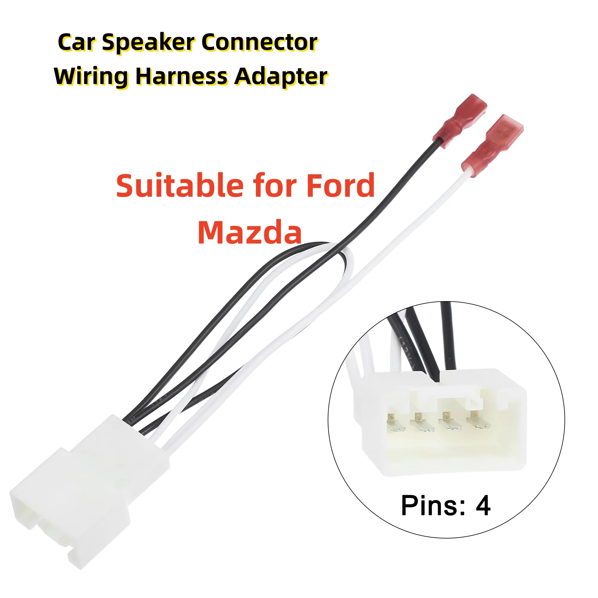 

Car Speaker Connector Harness Adapter for Ford Bronco Sport Front Door 2021-2021