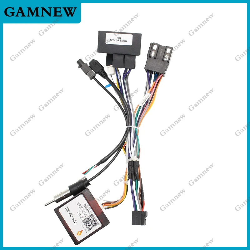 Car 16pin Wiring Harness Adapter Canbus Box Decoder For Opel Astra Zafira Antara Vectra Corsa Meriva 2008-2015